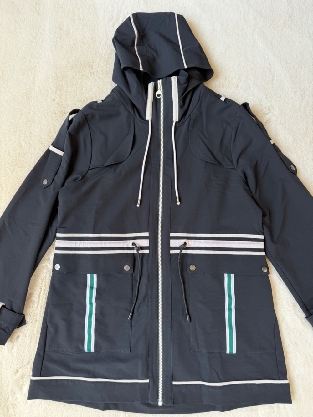 Fore All Windsor Rain Jacket Black Size Large - Picture 4 of 15